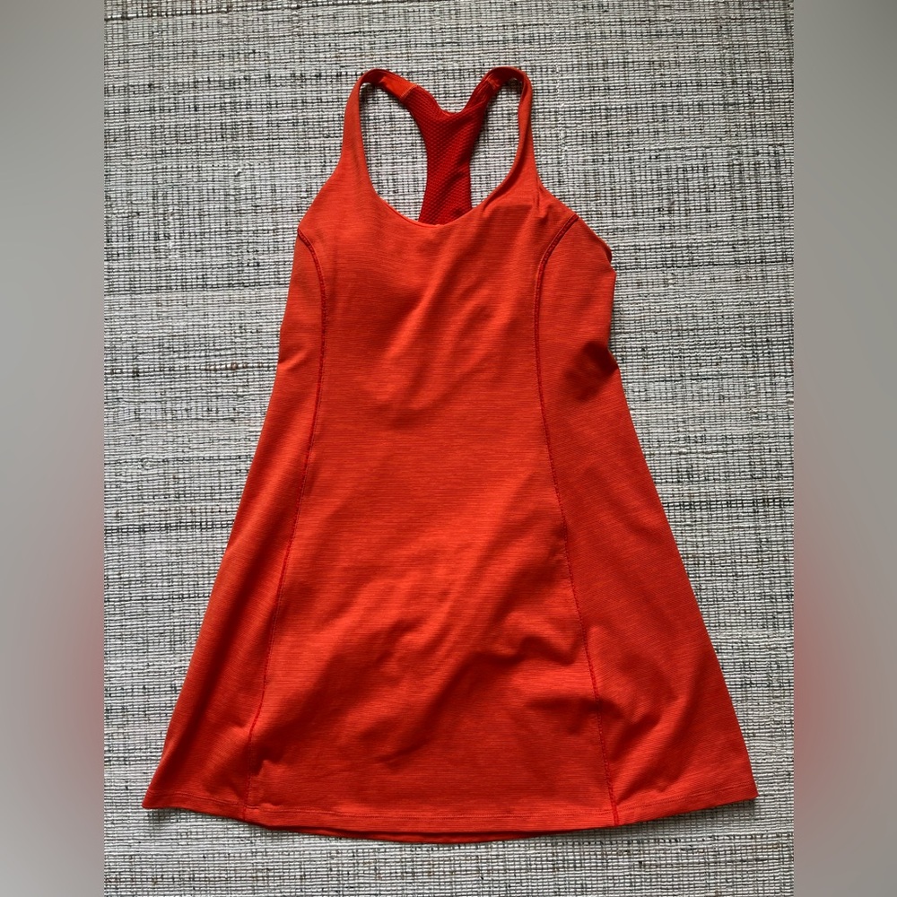 Outdoor Voices Doing Things Dress Medium Red/Orange